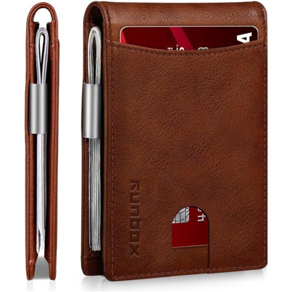 New Slim Novelty Wallets for Men RFID Blocking 11 Card Holder Minimalist